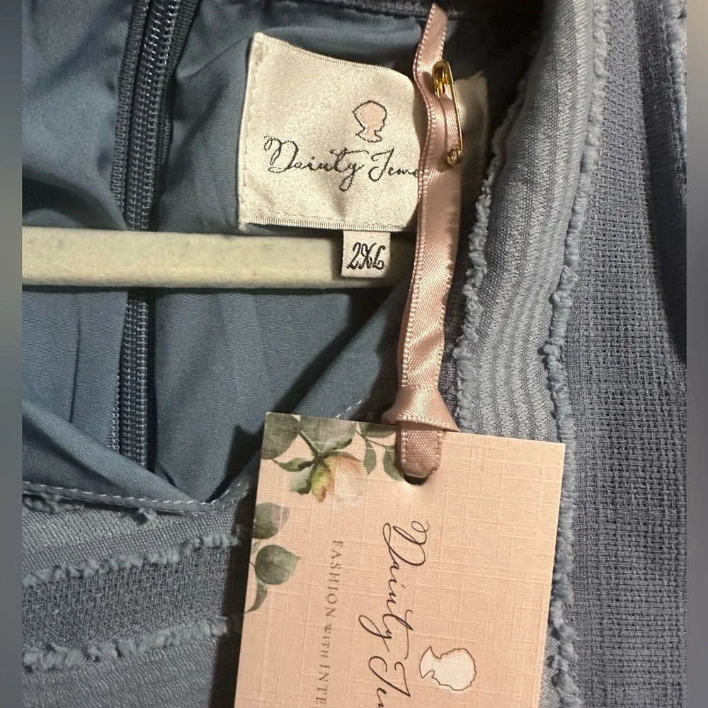 -SOLD- Dainty Jewels- Manchester Mornings Dress for Girls💙 - Picture 3 of 7
